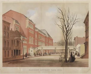 View of the Academy of Music, Brooklyn Sanitary Fair, 1864